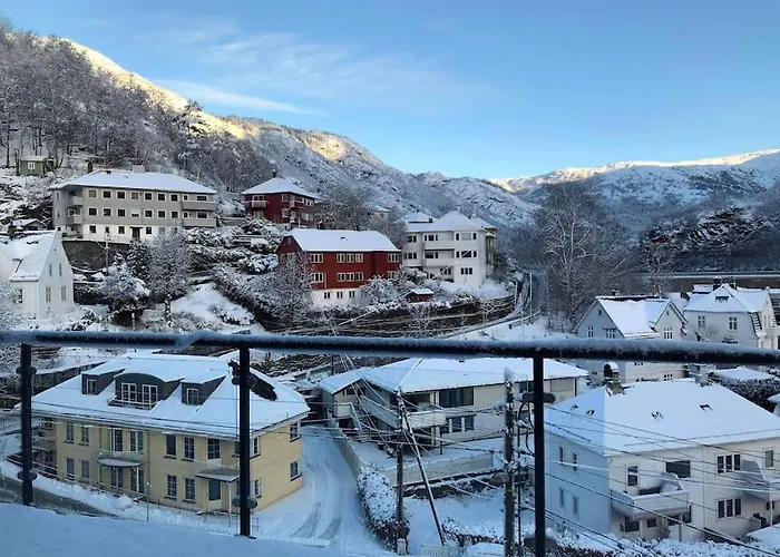 Floor With Mountain View, Terrace 22sqm, Free Parking Lejlighed Bergen